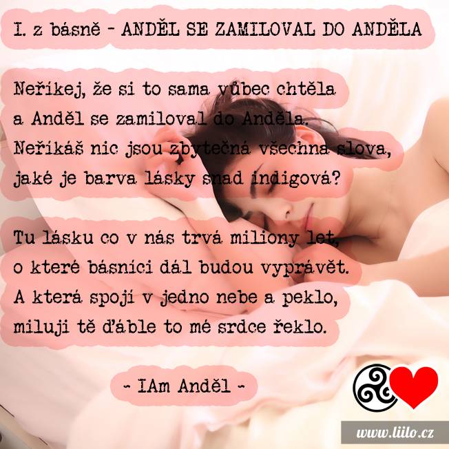 I. z básně ANDĚL SE ZAMILOVAL DO ANDĚLA